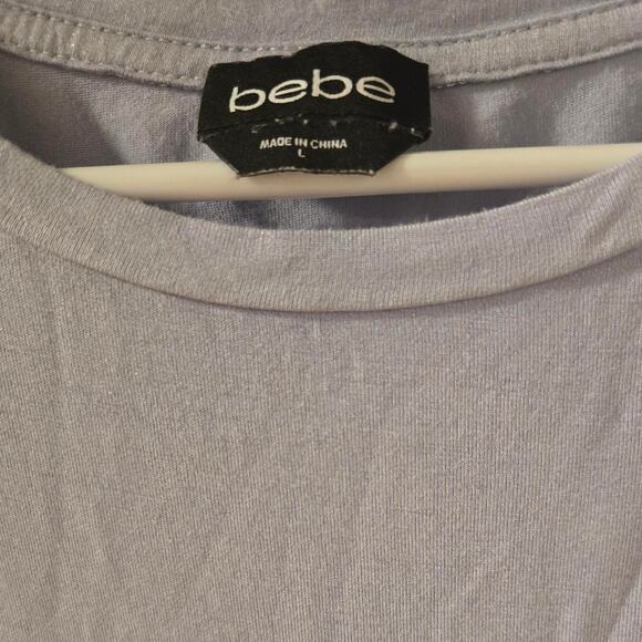 Soft Lilac Y2K Bebe Tee - Picture 2 of 3